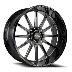 Off-Road Monster M26 20x9 5x127 -12 Black