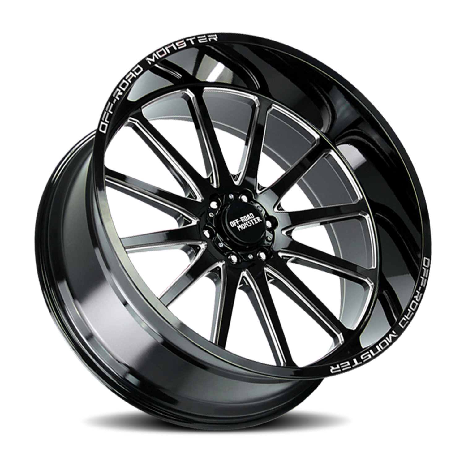 Off-Road Monster M26 20x9 5x127 -12 Black - Image 2