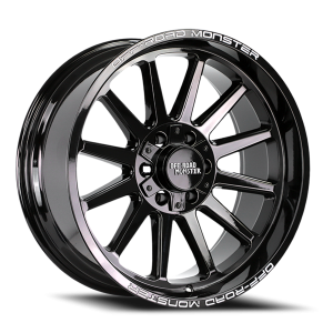 Off-Road Monster M26 20x9 5x127 -12 Black