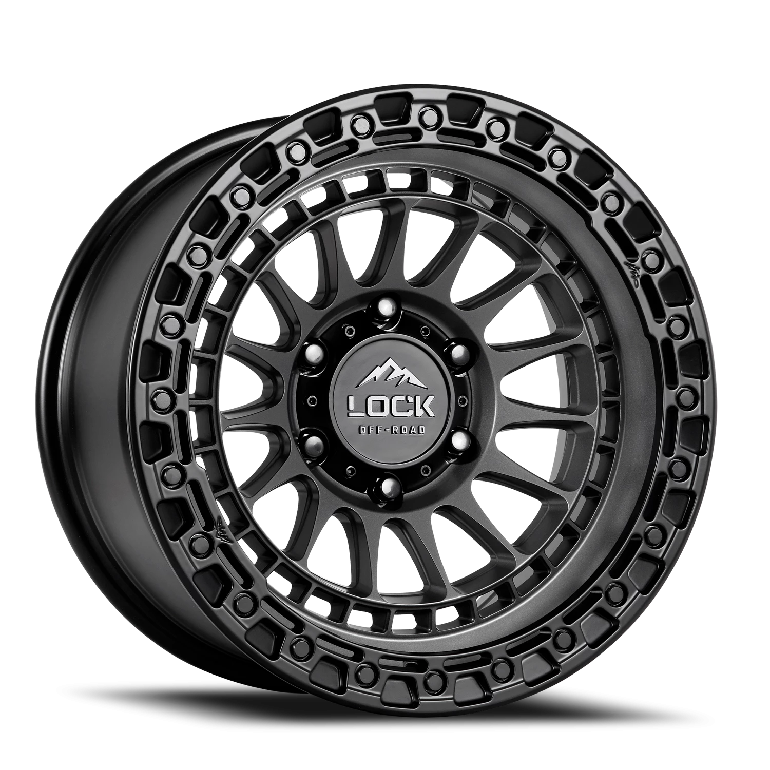 Lock Offroad Mojave 17x9 5x127 -12 Grey