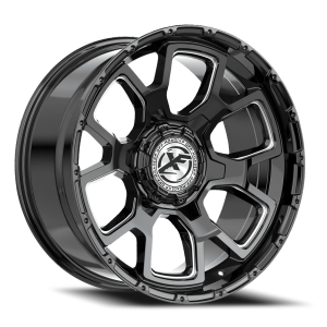 XF Off-Road XF-501 20x9 5x127 +12 Black