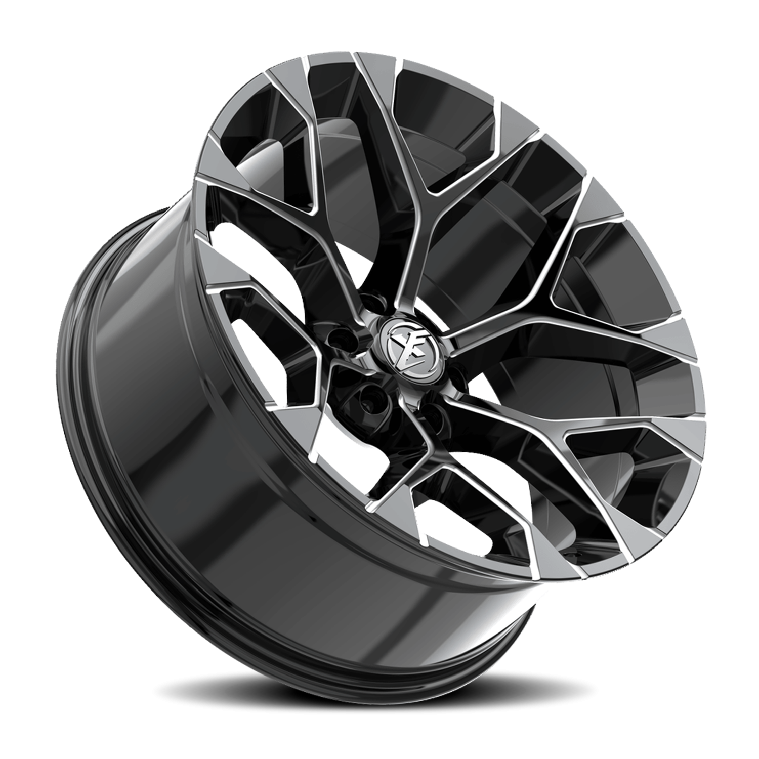 XF Off-Road XF-502 20x10 6x139.7 -12 Black - Image 2