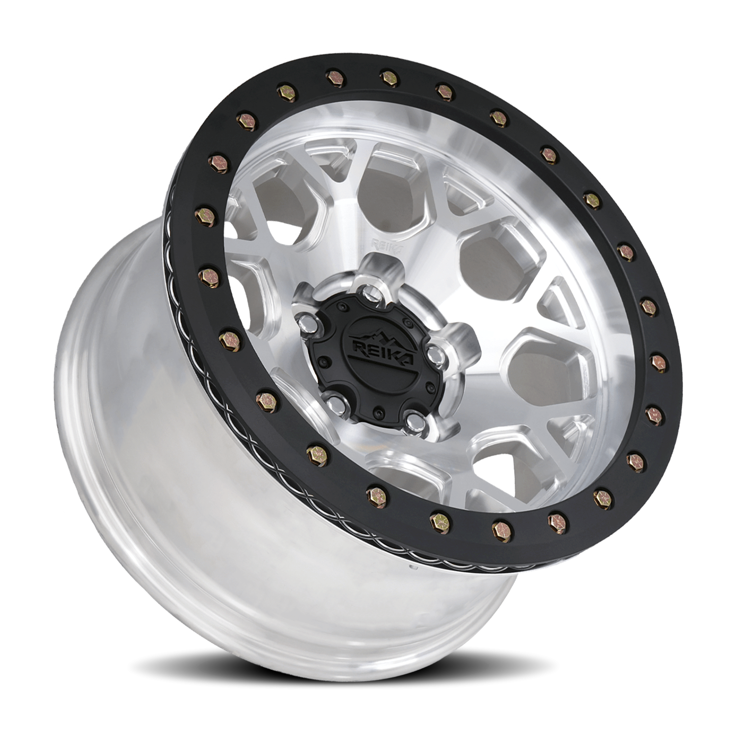 Reika Marauder Beadlock R45B 17x9 5x150 -12 Silver - Image 2