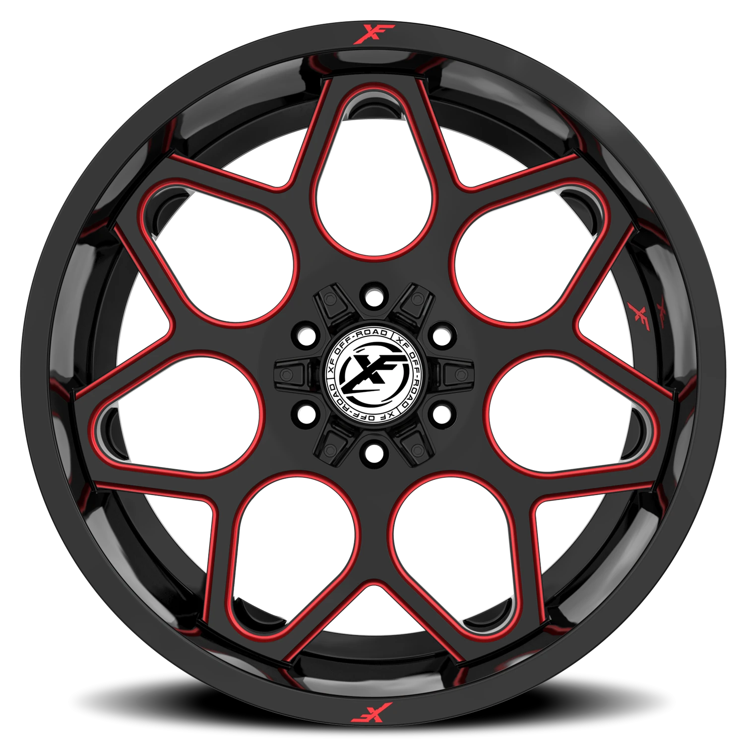 XF Off-Road XF-233 20x10 8x165.1 -12 Black - Image 2